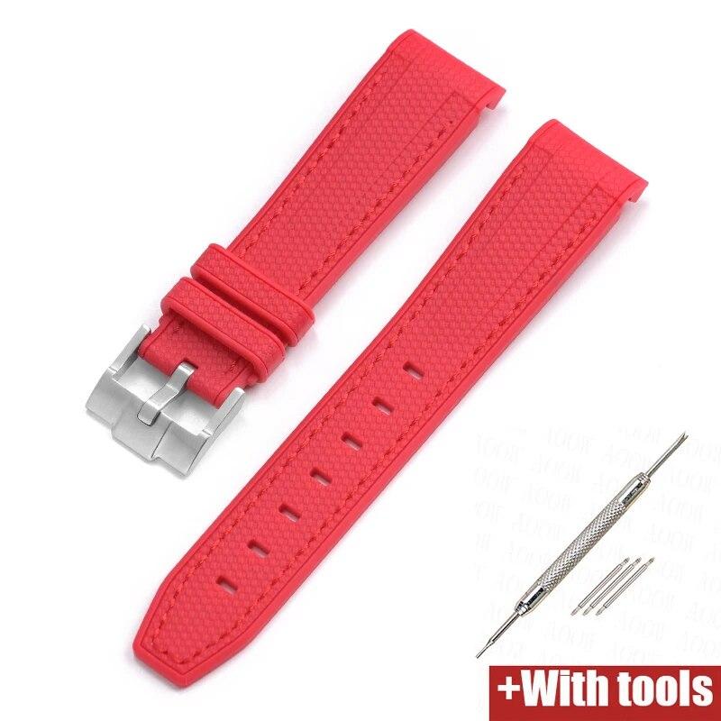 Silicone Strap for Swatch X Omega Moonswatch Stainless Steel Buckle 20mm 22mm Men Women Soft Waterproof Replace Watch Band