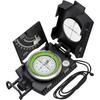 IP65 Camping Compass - Lens Sighting Compass For Camping Navigation With Gauge And Carrying Case For Camping Hunting And Trekking