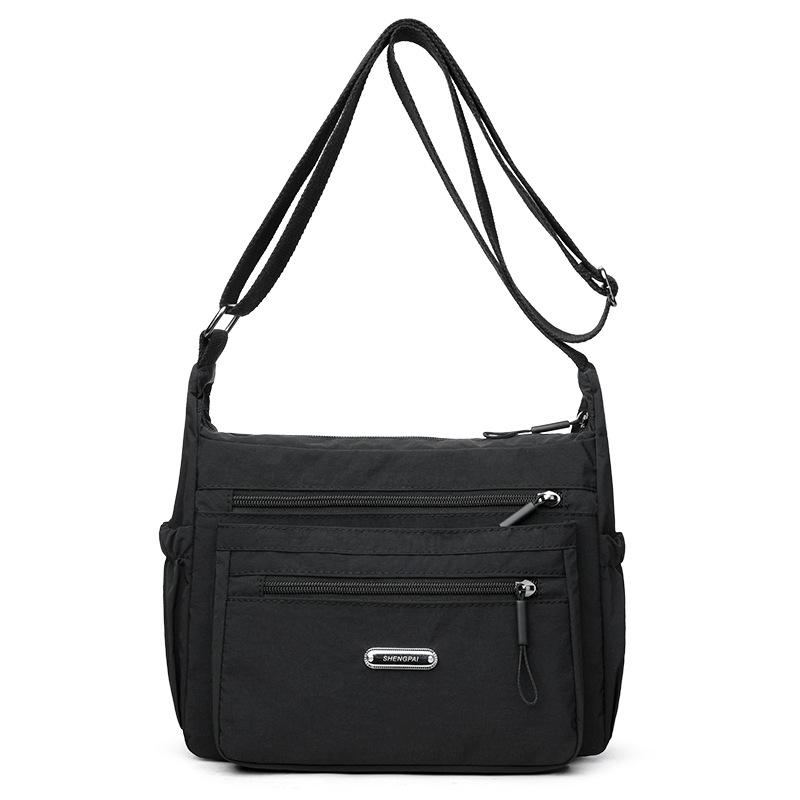 Fashion All-in-one Large Capacity Shoulder Bag Women's Casual Lightweight Nylon Fabric Bag Simple Trend Crossbody Bag