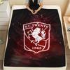 F.C. Twente FlAannel Blanket, High quality Comfortable for All Seasons, Home Decor, Warmth and Comfort