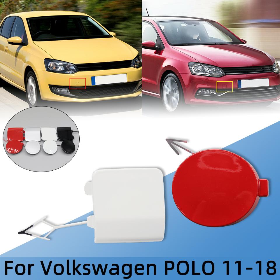 Для Volkswagen POLO 2011 2012 2013 2014 2015 2016 2017 2018 Автомобильный Передний Бампер Заглушка Отверстия Под Буксировочный Крюк Крышка Буксировочная Заглушка для Прицепа