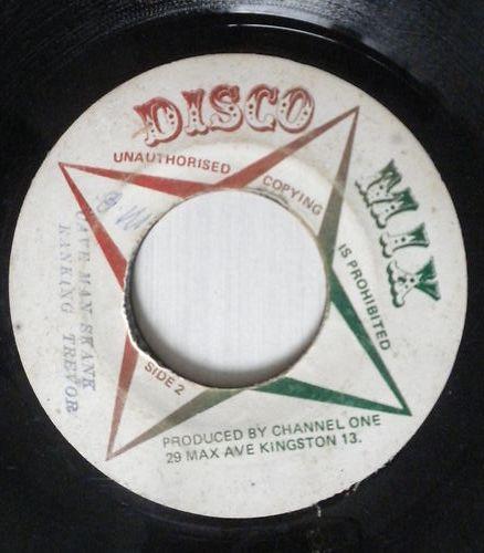 7-дюймовая пластинка RANKING TREVOR Cave Man Skank NONE Disco Mix 1977 Ямайка Регги Ска Даб Б/у