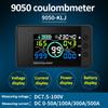 Battery Tester Coulomb Counter Meter 50A 100A 300A 500A Color Screen Battery Capacity Indicator Ammeter Voltmeter DC 7.5-100V
