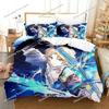 Комплект постельного белья Anime Honkai Star Rail, пододеяльник, постельный комплект, пододеяльник, наволочка, одеяло размера king-size, комплект постельного белья для мальчиков и взрослых