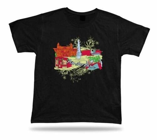 Amsterdam City Building Vector T-Shirt Stylish Modern Design Gift Apparel