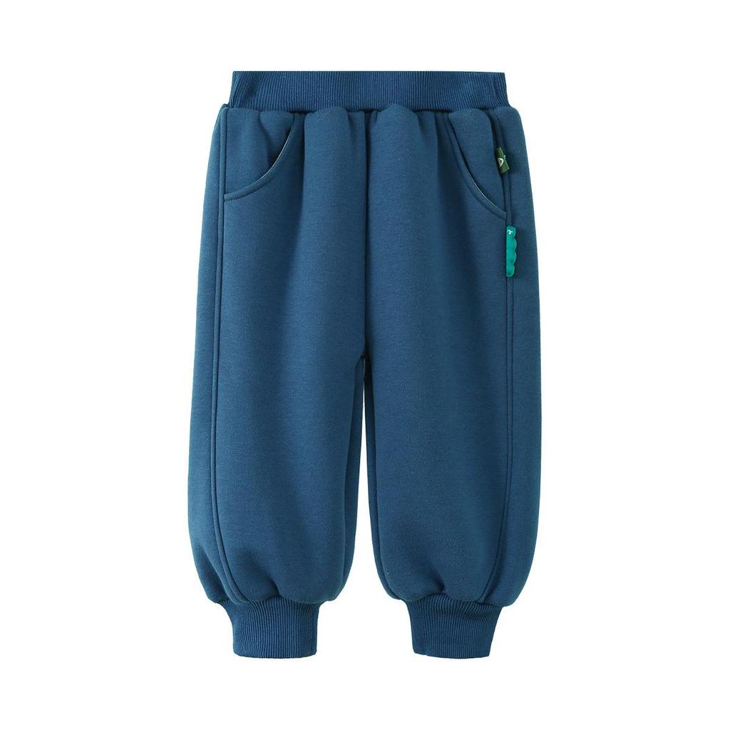 Детские мультяшные повседневные брюки на флисовой подкладке, Коллекция Зима 2025 - Многоцветные, Универсальные для мальчиков и девочек