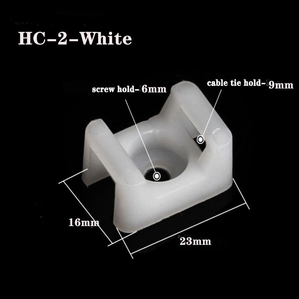 Stent Wire Buddle Plastic Cable Clamp Cable Tie Mounts Holder Fixed Buckle Seat Cable Tie Bracket