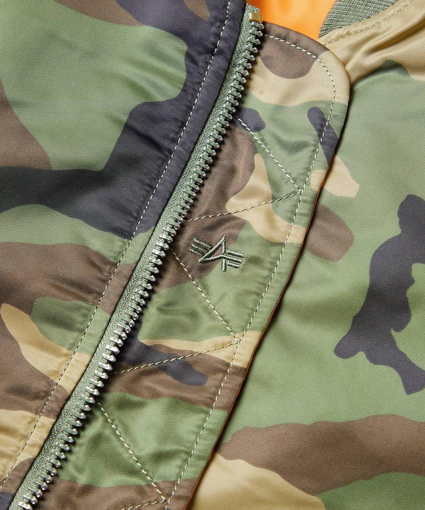 Летная куртка Alpha Industries Ma-1 Камуфляж Woodland
