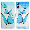 For iPhone 16 Plus Case Stand Card Holder Leather Phone Cover 3D Creative Pattern Design