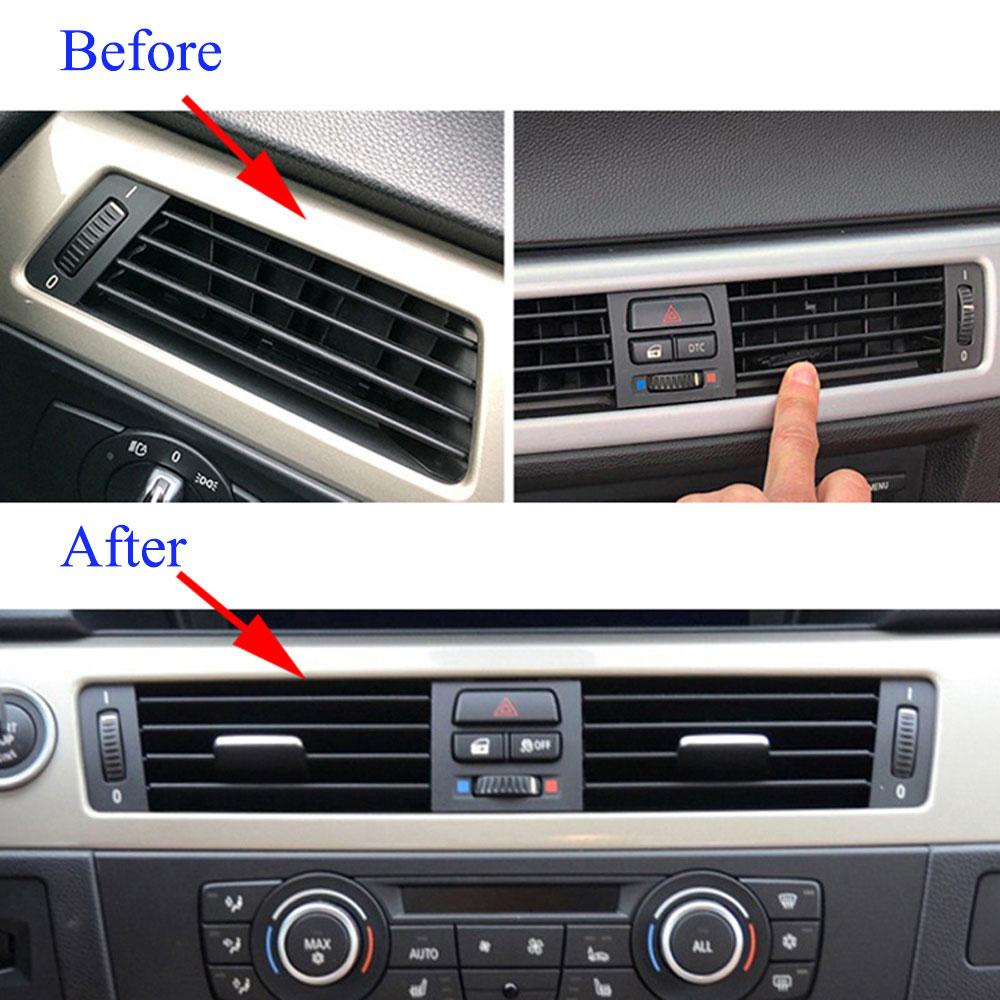 Front Rear AC Air Conditioner Vent Grille Outlet Slider Clips Tab For BMW 3 Series E90 E91 E92 E93 318 320 325 330 335
