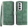 DIERFENG DF-03 Для Oppo Reno12 5G (Глобальный) Ударопрочный Чехол Кошелек из Кожи Чехол для Телефона