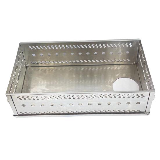 Складная уличная печь Держатель камней для сауны Корзина для дров для кемпинга Портативная термостойкая для пикника Барбекю