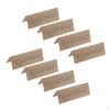 8x Stainless Reserved Table Sign Wedding Tabletop Tableware Display Bronze