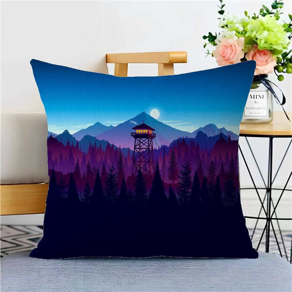 Deep Forest Firewatch Pillowcases Home Bedding Decorative Pillow Cover Wedding Super Soft Pillow Case