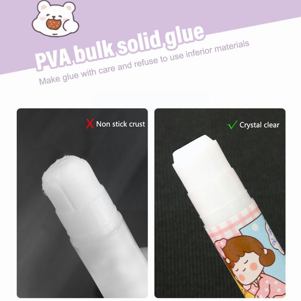 ПВА BulkGlue Stick Канцелярские принадлежности Маленький 9 г Твердый клей Студенческий клей Карандашные стержни Клей Липкий карандаш Канцелярские принадлежности ПВА Клей Карандаш