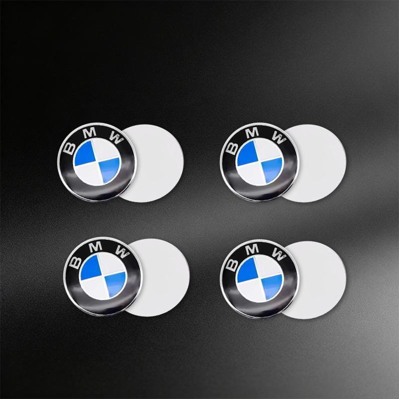 BEKV7 11mm 14mm 3D Car Remote Key Shell Emblem Sticker For BMW E46 E34 E38 E90 E60 E36 E92 F30 F10 E91 M3 M5 M6 Decoration Accessories