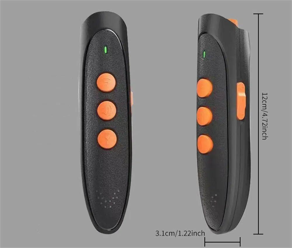 Портативный отпугиватель собак Ультразвуковой отпугиватель собак USB-зарядка Устройство для дрессировки собак Антилай Предотвращающее Дрессировщик собак Помощь собакам