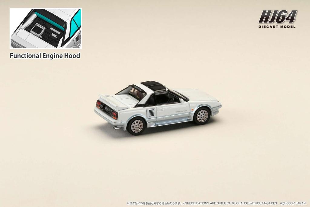 HJ64 Toyota MR2 SUPER CHARGER 1988 T BAR ROOF Sparkle Wave Toning Готовый продукт 1/64 1600G-LIMITED