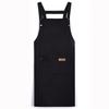 Unisex Logo Printing Apron for Nail Art & Milk Tea Shops - Ideal Kitchen Smock for Men & Women