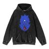 Heavyweight 440g Washed Vintage Naruto Anime Hoodie Men Streetwear Cotton Sweatshirt