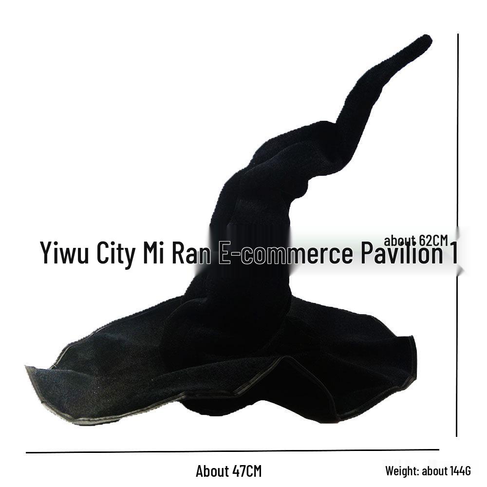 Светящаяся шляпа ведьмы в виде паутины, украшение на Хэллоуин