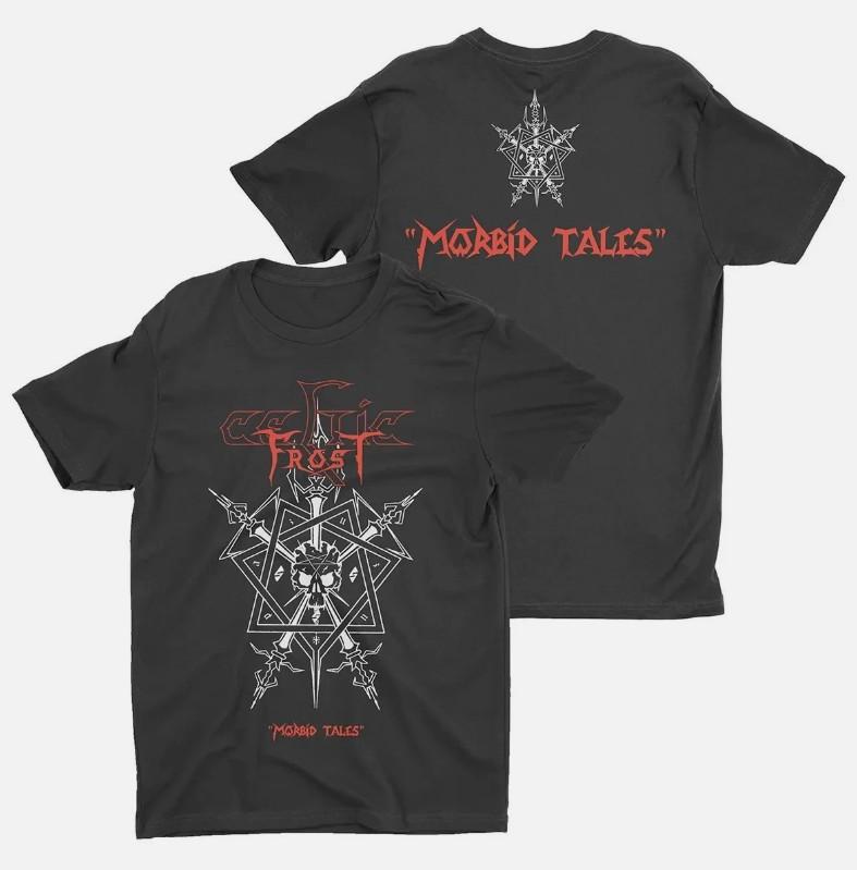 NEW CELTIC FROST - Morbid Tales Album Heavy Cotton Black S-5XL T Shirt