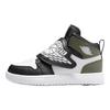 Кроссовки Air Jordan Sky Jordan 1 PS Black Toe Medium Olive Kids белые BQ7197-092