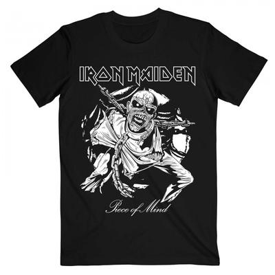 Iron Maiden Унисекс Взрослая футболка 'Кусок спокойствия' Эдди