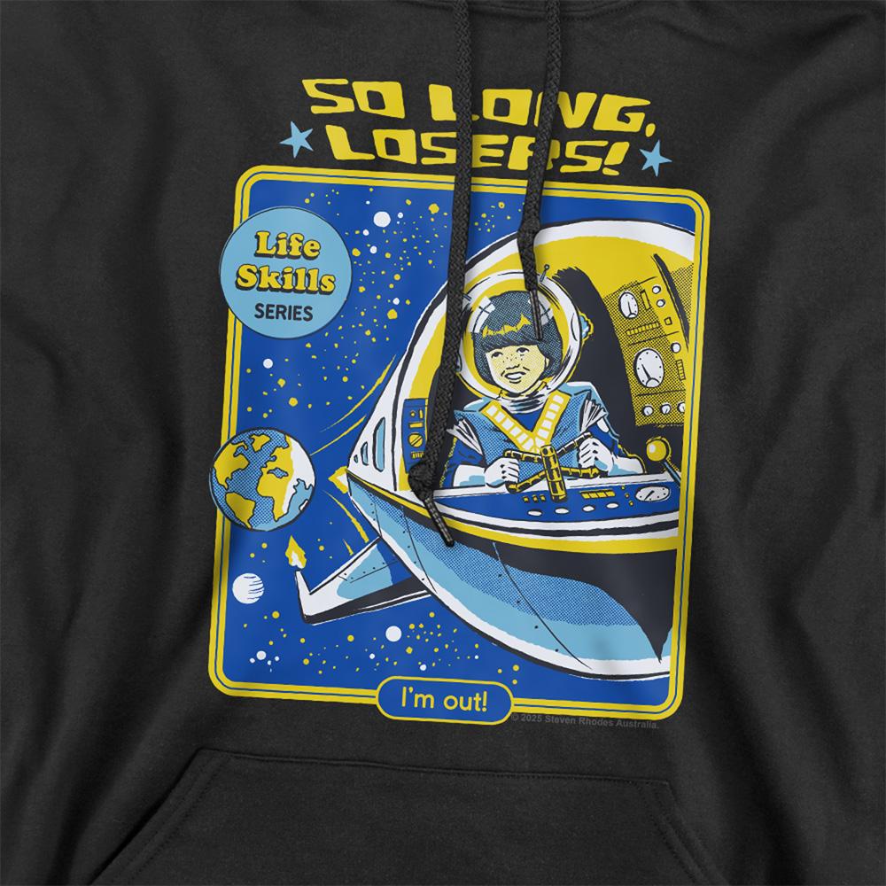Steven Rhodes Unisex Adult So Long Losers Hoodie