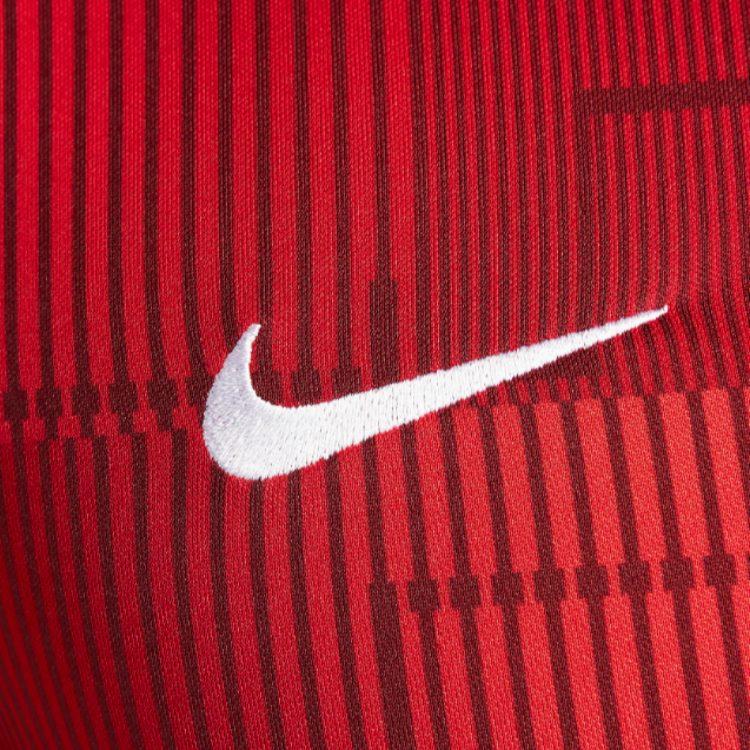Nike T Shirts Men's Red Crew Neck Moderate Straight Fit DX3614-688
