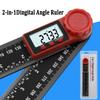 200 мм 2 в 1 Цифровой угломер Инструмент Инклинометр Гониометр Транспортир
