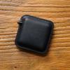 Handmade Crazy Horse Top Layer Cowhide Leather Mini Tape Measure Vintage Clothing & Badge Holder Pendant