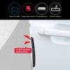 Накладка на кромку двери автомобиля, предотвращающая столкновение, декоративная накладка из углеродного волокна для модификации автомобиля, наклейка на крыло, защитная наклейка на кромку двери автомобиля