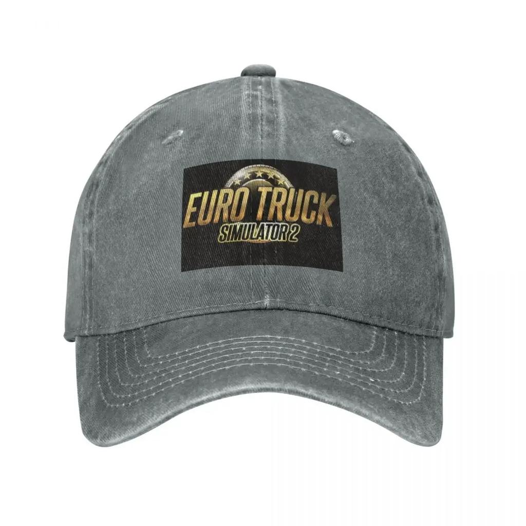 Lovers of Euro Truck Simulator Baseball Cap Unique hats sun caps hats for Unisex Women Hats Unisexs