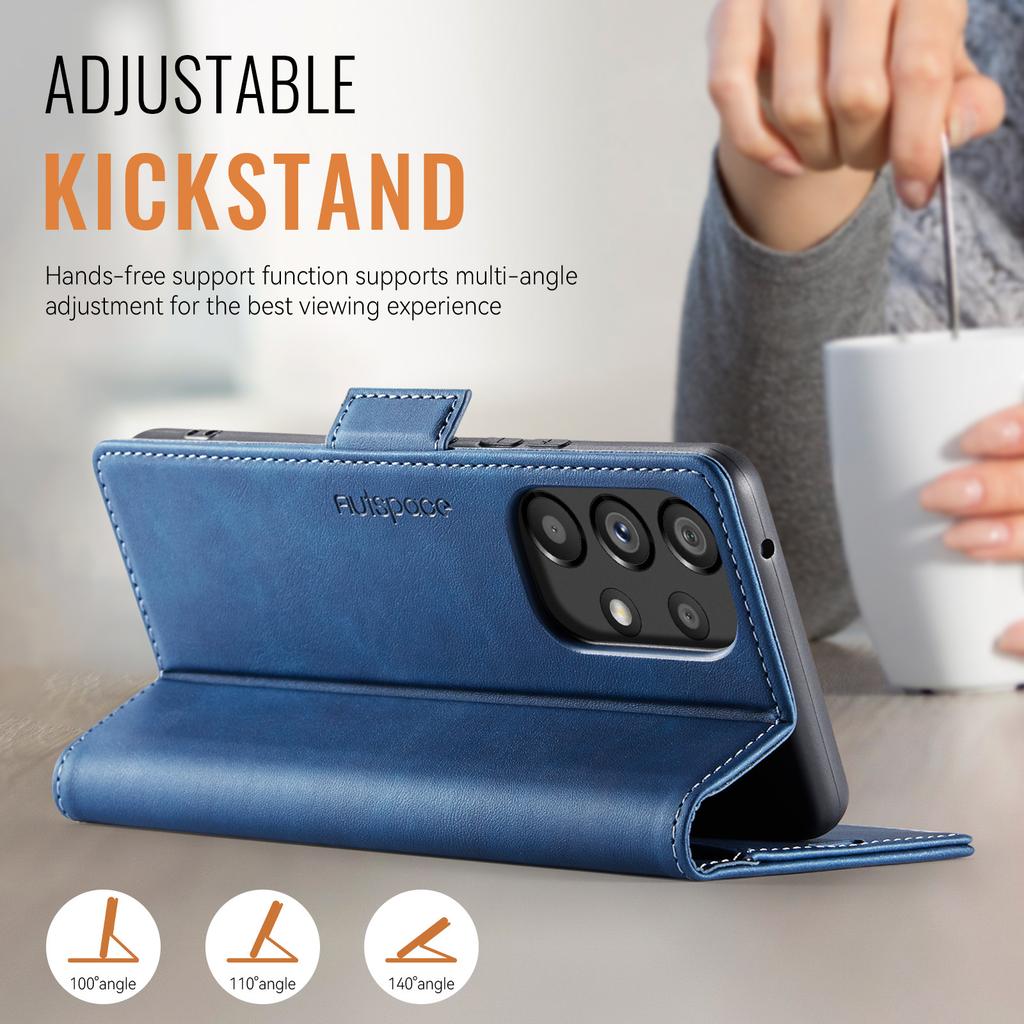 For Samsung Galaxy A53 5G  Wallet Case with Card Slots & Kickstand, 360° Protection Leather Case
