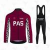 PNS Fleece Cycling Set Long Sleeve Bib Pants Road MTB Winter Outdoor Ride Unisex
