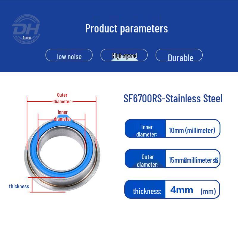 Rust-Proof Stainless Steel Miniature Pulley with Deep Groove Ball Bearing - Anti-Corrosion Gyroscope Ornament Accessory