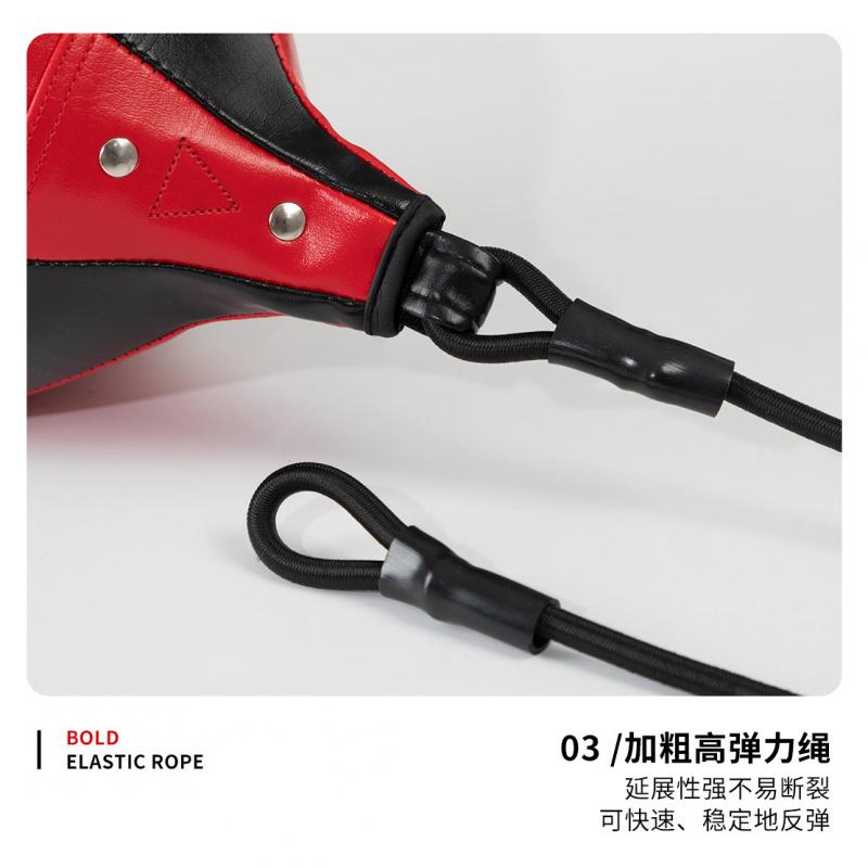 New Portable Training Double End Bag Boxing Punching Ball Flexible PU Leather Fitness Core Training And Coordination Equipment