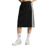 adidas Вязаные длинные юбки женские черные умеренной средней длины KS5348