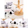 Plush Dog Keychain With Pearl Chain For Girls Gift And Bag Decoration