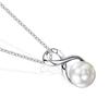 New Fashion Design Simulated Pearl Women's Necklace Romantic Bridal Wedding Pendant Neck High Quality Silver Color Jewelry