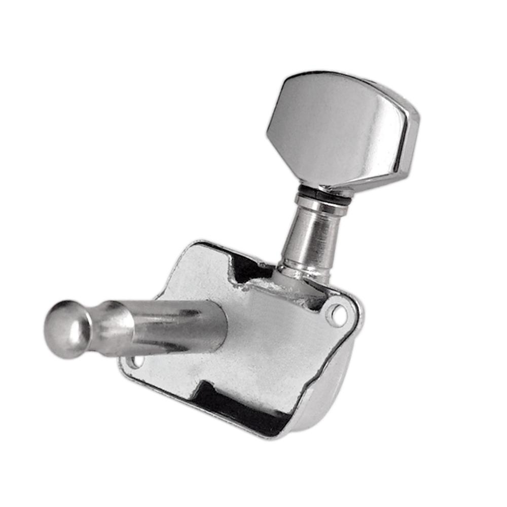 6 Pieces Guitar String Tuning Pegs Semi-closed Tuning Machine Machine Heads Tuners for Electric