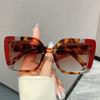 Винтажные дизайнерские солнцезащитные очки класса люкс с квадратной большой оправой для женщин и мужчин, солнцезащитные очки, панк, популярные, для улицы, цветные, защита от УФ-лучей 400