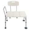 Medical Bathroom Safety Shower Tub Aluminium Alloy Bath Chair Transfer Bench With Wide Seat White Bathroom Furniture