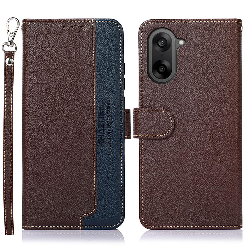 For OnePlus Nord CE5 5G Case RFID Blocking Wallet PU Leather Phone Cover with Strap