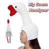 White/Pink Halloween Party Hat Creative Cartoon Goose Hat Big Goose Headgear  Cosplay Costume