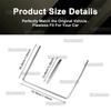 Wireless Charging Frame Trim Cover for Tesla Model 3 Highland 2024 2025 2026 ABS Interior Moulding