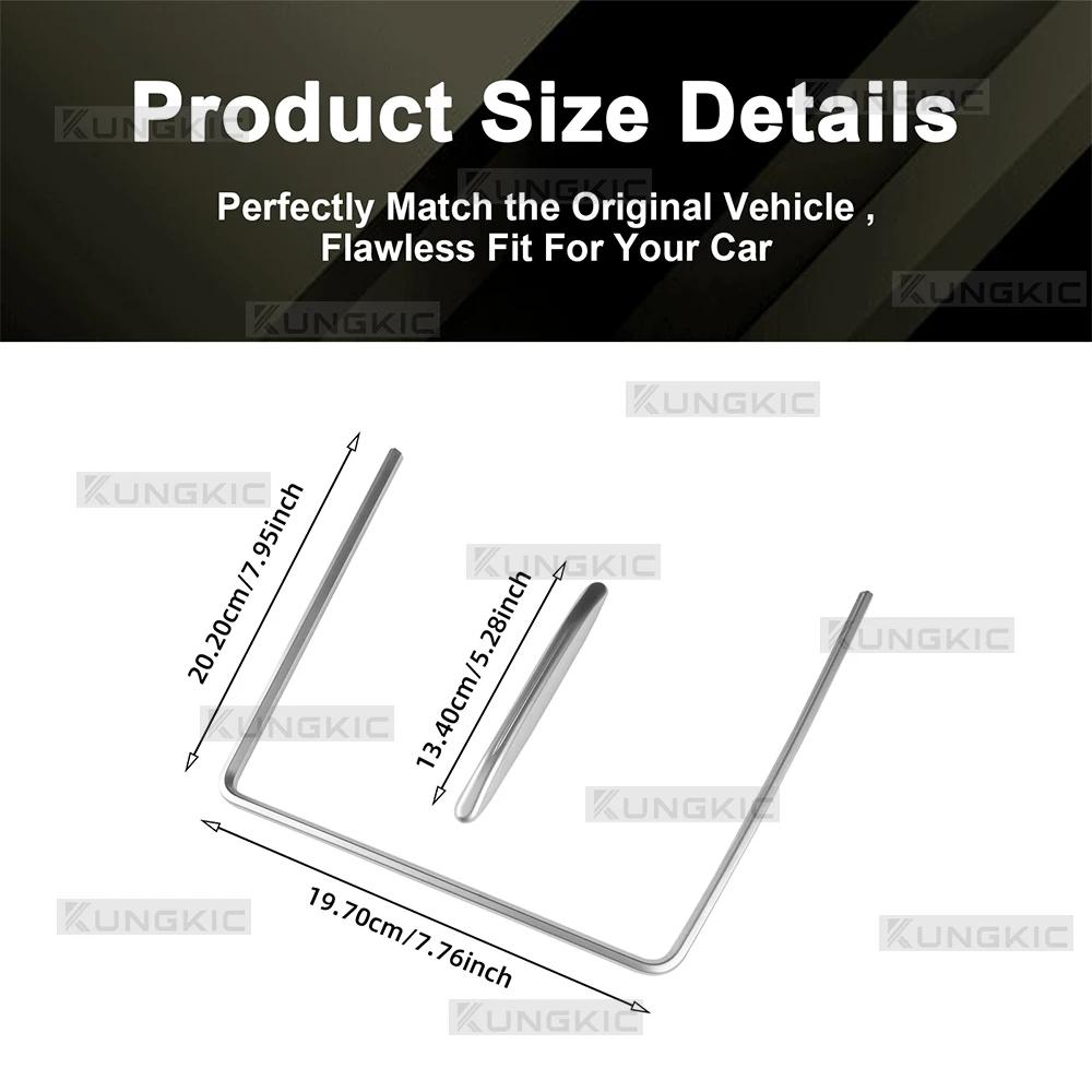Wireless Charging Frame Trim Cover for Tesla Model 3 Highland 2024 2025 2026 ABS Interior Moulding