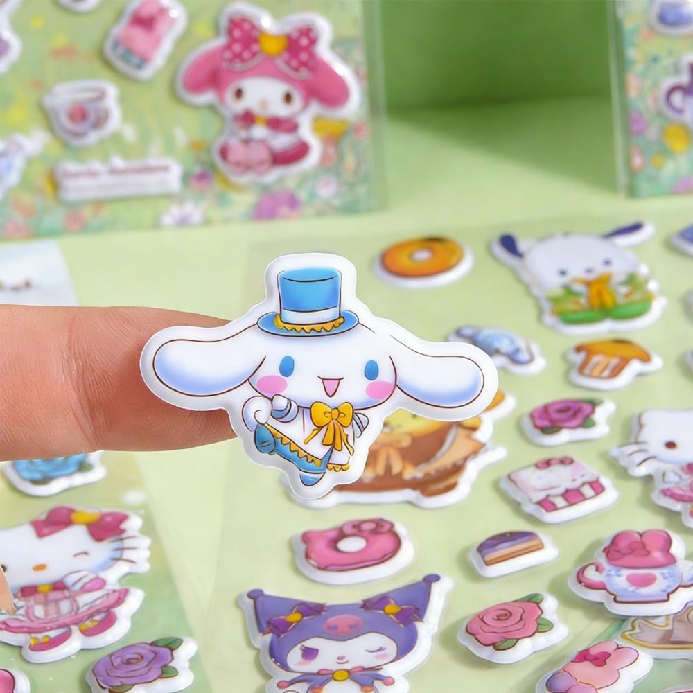 Оригинальные вспененные наклейки Sanrio Мультяшные Куроми Почакко Мелоди Для скрапбукинга Телефона Кружки Планера Декор Наклейка Подарки для девочек