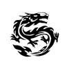 1PC Personality Dragon Totem Holographic Sticker Car Sticker Bumper Motorcycle Vehicle Motorbike Scratch And Waterproof